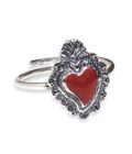 Anello Cuore sacro rosso